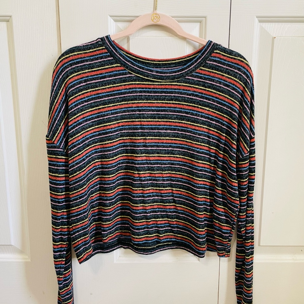 Wild fable striped top
